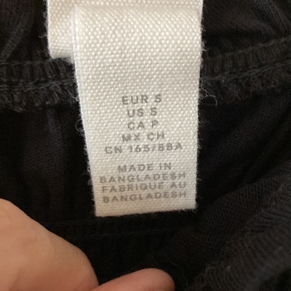 H&M Black Crinkle Dress EUC (Worn Once) - Picture 3 of 5